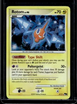 2009 Pokemon POP Series 9 Rotom Holo #5/17 - Image 1
