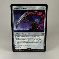 MTG Magitek Scythe Final Fantasy FIN Rare Magic Card 0562 NM - Image 1