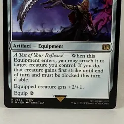 MTG Magitek Scythe Final Fantasy FIN Rare Magic Card 0562 NM - Image 4