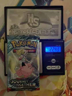 Heavy! Over 22.43 Gram Pokemon Journey Together Booster Pack Sealed - Image 1