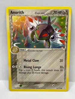 Anorith Delta Species Pokemon TCG EX Holon Phantoms 57/110 - Image 1
