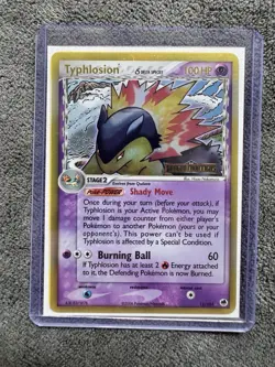 Typhlosion Delta | ex Dragon Frontiers | Reverse Holo Stamped | 12/101 | pokemon - Image 3