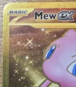 Pokemon TCG Gold Mew EX Scarlet & Violet-151 205/165 Holo Hyper Rare MINT Card - Image 2