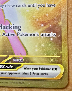 Pokemon TCG Gold Mew EX Scarlet & Violet-151 205/165 Holo Hyper Rare MINT Card - Image 4
