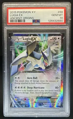 2015 Pokemon XY Ancient Origins Lugia Promos Holo #68/98 PSA 10 GEM MINT - Image 1