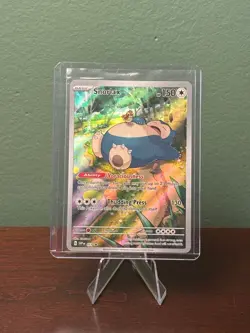 Pokemon Snorlax SVP 051 Holo Black Star Promo Card Scarlet & Violet 151 - Image 1