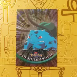 BULBASAUR 2000 TOPPS CHROME POKEMON TV ANIMATION EDITION #01 Q1048 - Image 1