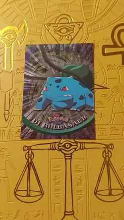 BULBASAUR 2000 TOPPS CHROME POKEMON TV ANIMATION EDITION #01 Q1048 - Image 2
