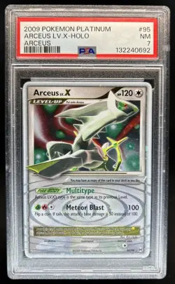 2009 Pokemon Platinum Arceus LV.X #95/99 PSA 7 - Image 1