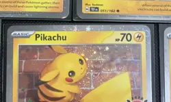 7x Pikachu 051/162 - Pokemon Day Stamped Promo 2026 lot ALL WITH SWIRLS - Image 3