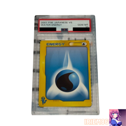 PSA 10 Water Pokemon Energy Card VS Vintage Nintendo Bandai Japanese 2001 - Image 1