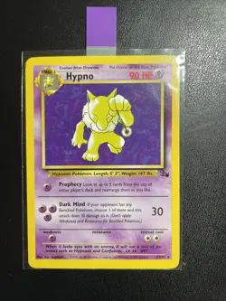 Pokemon - Hypno 23/62 - Fossil Set Rare WoTC 1999 MINT NM - Image 1