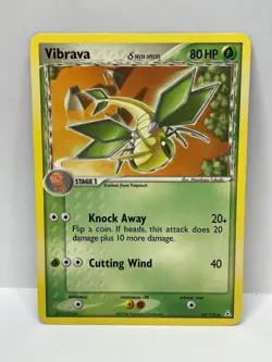 Vibrava Delta Species Pokemon TCG EX Holon Phantoms 54/110 - Image 1