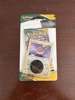 Pokemon Check Lane Blister/Booster Pack - Evolving Skies - Eevee - Read! - Image 1