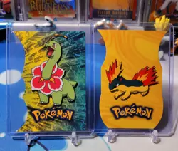 (6) 2001 Topps Pokemon Johto Series 3 Embossed Die-Cuts *SEE PICS*🔥RARE VINTAGE - Image 3