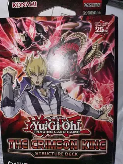 Yu-Gi-Oh! TCG: The Crimson King 1st Edition Structure Deck New Sealed 50 Cards - Image 1
