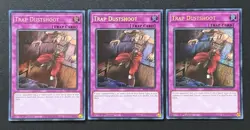 2026 YUGIOH RARITY RA05 1ST ED SECRET RARE TRAP DUSTSHOOT X3 NM - Image 1
