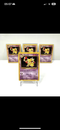 Kadabra - 1999 Base Set 32/102 Pokemon Card 151 WOTC LP - Image 1