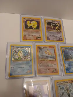 Pokemon HOLO lot 7 Card Pokemon TCG Collection Gym Heroes / Gym Challenge NM+ LP - Image 2