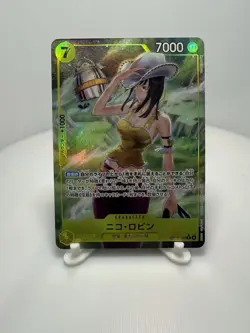 One Piece CCG Nico Robin Parallel Japanese OP15-109 Mint - Image 1