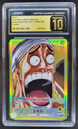2025 ONE PIECE JP ENEL LEADER OP05-098 CGC 10 PRISTINE RC7 - Image 1