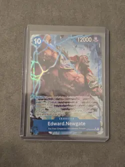 Edward Newgate OP08-043 Parallel Alt Art SR Two Legends One Piece NM English - Image 1