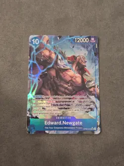 Edward Newgate OP08-043 Parallel Alt Art SR Two Legends One Piece NM English - Image 2