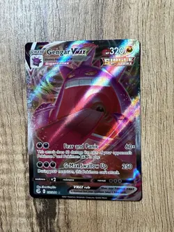Pokemon Cards Gengar VMAX 157/264 Fusion Strike Holo Card NM/M Condition - Image 2