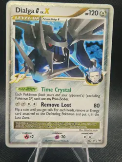 Pokemon Diagla LV.X Ultra Rare Card 122/127 Platinum Base Set - Image 1