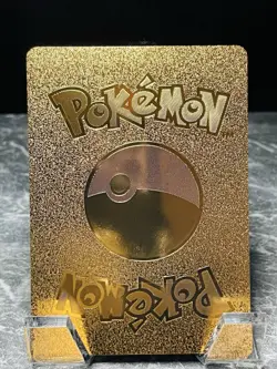 Pikachu V 060/080 Gold Display Card Pokemon TCG - Image 2