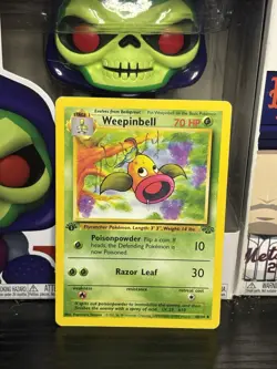 Pokemon TCG Jungle Set - Weepinbell #48/64 1st Edition - Non Holo Uncommon Card - Image 1