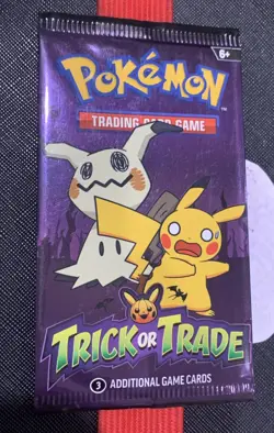 2023 Sealed Pokemon Trick Or Trade 3 Card Booster Pack Halloween Trick Or Treat - Image 1