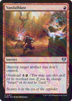 Foil Vandalblast - Commander Masters | MTG Card - Image 1