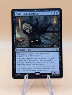 MTG: Nine-Lives Familiar | Non-Foil | Magic Foundations | Pack Fresh NM | - Image 1