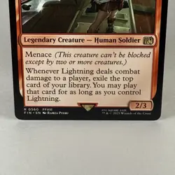 MTG Lightning, Security Sergeant 0560 Final Fantasy Rare Regular NM - Image 4