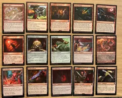 Casual Budget MTG Commander Deck Mono Red Artifacts W/ Captain Lannery Storm - Image 4