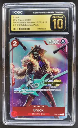 2023 ONE PIECE BROOK PROMO ST01-011 CGC 10 PRISTINE B PT - Image 1