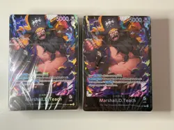 Starter Deck 27: BLACK Marshall.D.Teach ST27 One Piece TCG OP11 TWO Sealed Decks - Image 1