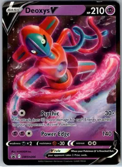 Deoxys V SWSH266 Promo SWSH: Sword & Shield Promo Cards NM - Image 1