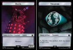 Dalek \ Treasure FOIL Token (12/31) - Doctor Who - MTG - Image 1