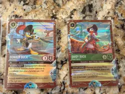 Disney Lorcana Cruise Full Set Of 5 Rare Promo Cards - Image 3