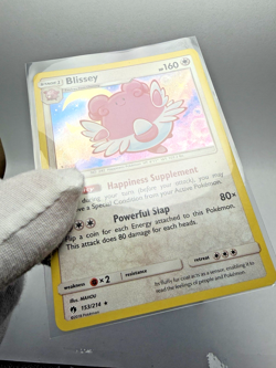 Blissey - 153/214 - Pokemon Lost Thunder Sun & Moon Cosmos Rare Holo Card NM/M - Image 3