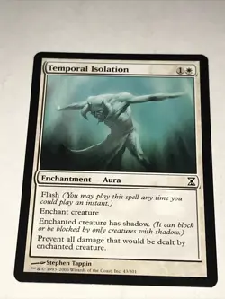 Magic the Gathering Temporal Isolation Card - Image 1