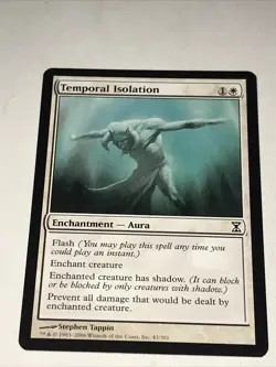Magic the Gathering Temporal Isolation Card - Image 2
