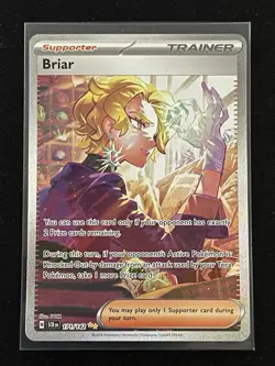 Pokemon TCG Stellar Crown Briar Special Illustration Rare Holo Card 171/142 - Image 1