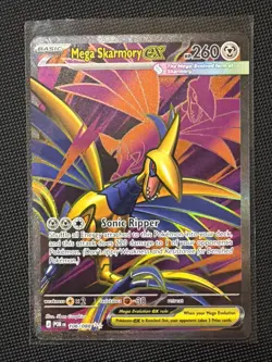 Mega Skarmory ex Ultra Rare Full Art 106/088 Pokemon Perfect Order Card NM - Image 1