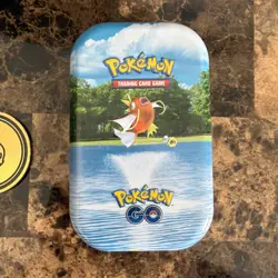 Pokemon Go Trading Card Game TCG Empty Mini Tin Magikarp - Image 3