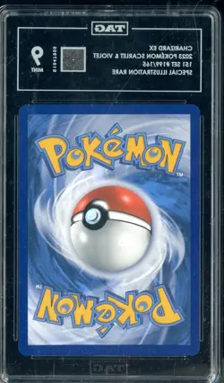 Pokemon TCG Charizard EX 199/165 Scarlet Violet 151 English Card TAG 9 MINT - Image 2