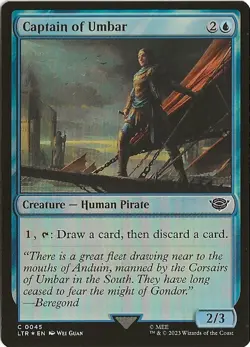 Captain of Umbar 45 Common MTG Lord of the Rings Middle Earth NM/MT - Image 1