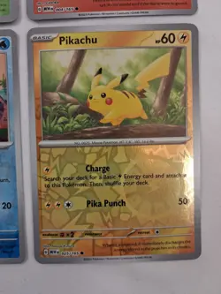 Pokemon 151 Reverse Holos - Bulbasaur Charmander Squirtle Pikachu - Exact Cards! - Image 5